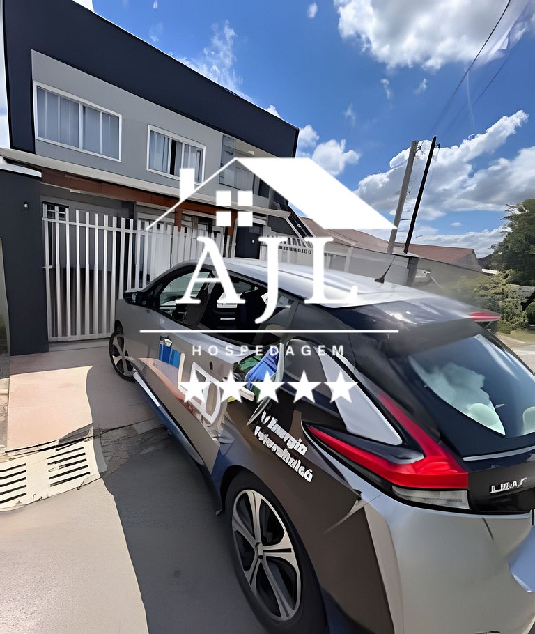 Casa 2 quartos 2 BWC, ar cond, garag cobert, churr