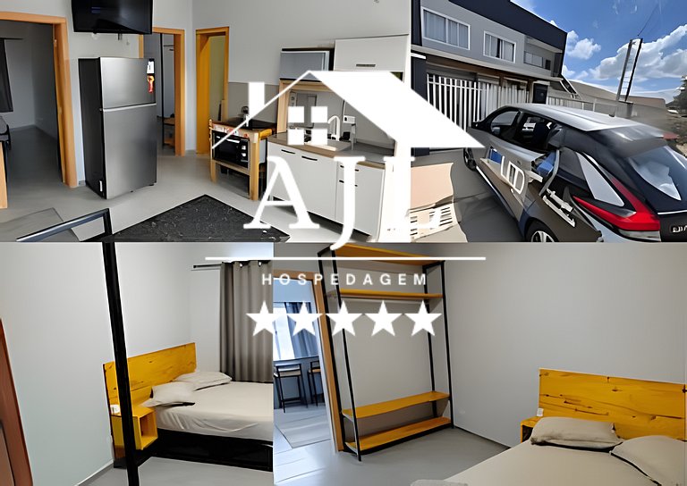 Casa superior 2 quart, ar condic e churrasqueira