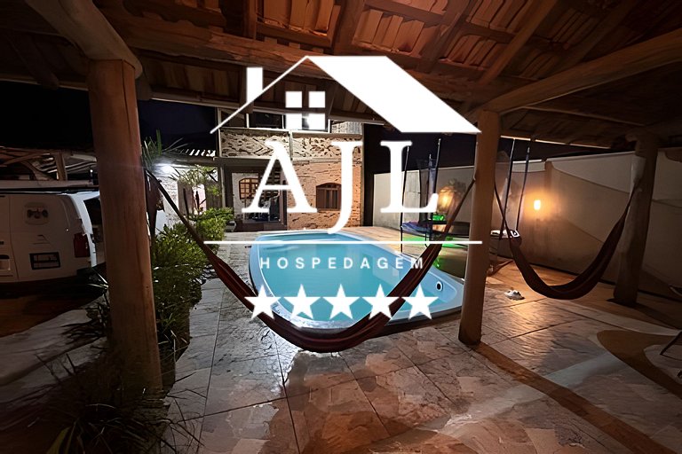 Casa na praia com piscina: retiro dos artistas