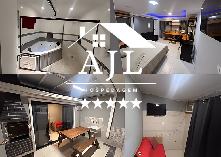 Casa 2 quartos hidromassagem, ar cond, churrasque