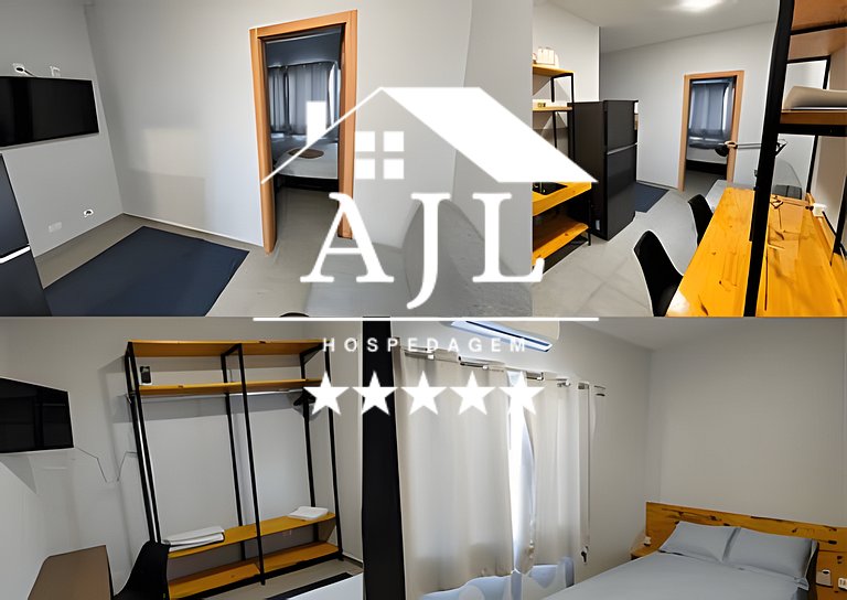 Casa 1 quarto 2 tvs confortavel ar cond prox aero