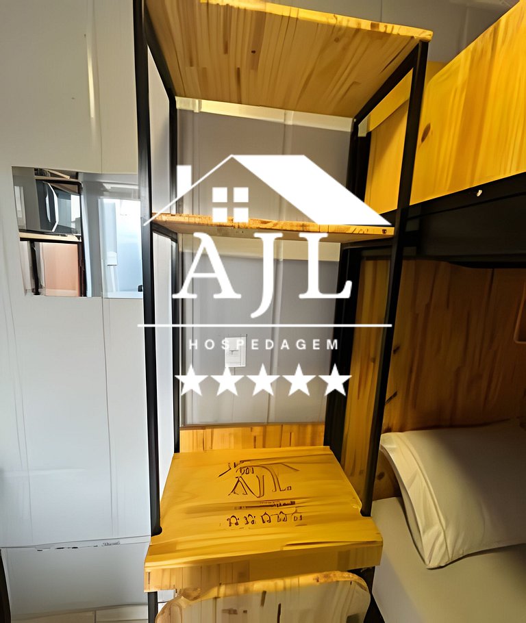 7 - Mini loft container Climatizada academia e lavandeira