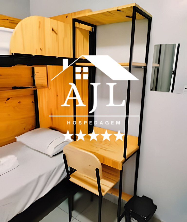 6 - Mini loft Container climatizado com enxoval