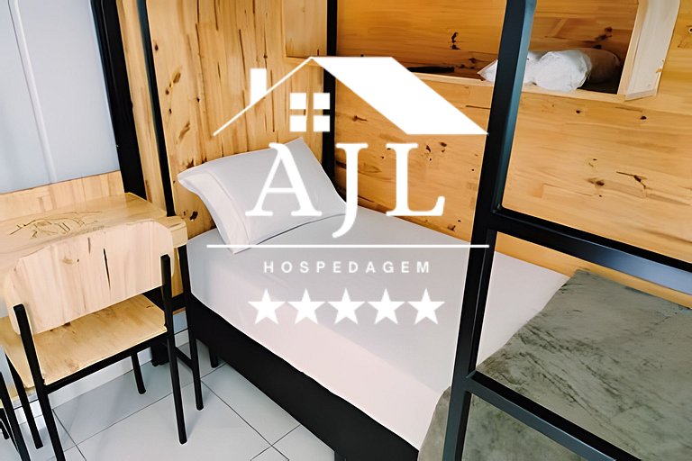 6 - Mini loft Container climatizado com enxoval