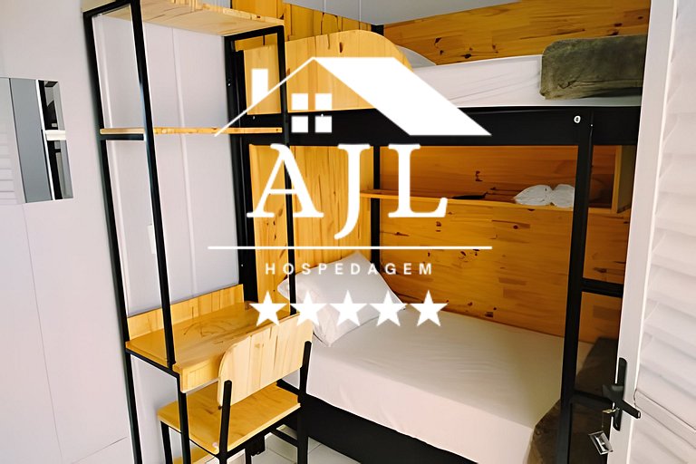 6 - Mini loft Container climatizado com enxoval